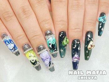 ネイルマフィア 渋谷(NAIL MAFIA)の写真/【痛ネイルの施術も可能】お客様の理想を創り上げる驚きの再現率！※痛ネイルのご予約はLINE@のみ