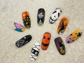 ハロウィンネイル