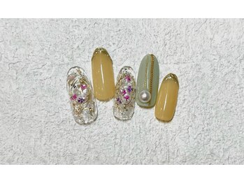 プルメリア(PLUMERIA)/4月定額デザインコース