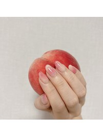 桃ネイル
