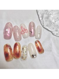 秋ネイルサンプル
