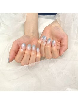 スピラ 上通店(Spira)/ライトブルーラメグラデーション