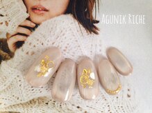 アグニークリッシェ(Agunik Riche)/【逆チークネイル】