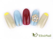 エリクサーネイル 心斎橋(Elixir Nail)/定額bカジュアル/クーポン使用