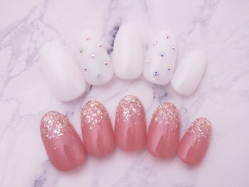 モアニヒロオ 広尾駅前店(MOANI Hiroo)/秋冬に☆キラキラネイル