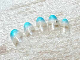 波打ち際ネイル