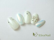 エリクサーネイル 神田(Elixir Nail)/シンプル/クーポン使用l
