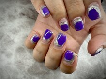 ヌル ネイル 堀江(NURU NAIL HORIE)/パープルニュアンスネイル☆
