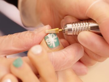 3、爪を整えてて完了