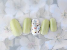 ダッシングディバ 東京ドームシティ ラクーア店(DASHING DIVA)/上品バラアートネイル　¥6600