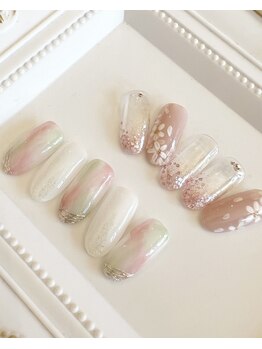 Ricoco 青葉台つつじが丘店の写真/お爪に優しいパラジェル各種/寄り添う丁寧ネイル初心者◎毎月新デザイン豊富♪ 【7時～21時まで営業】