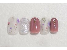 プリッシュ 上野店(prish)/6000円　マット　花　クリア