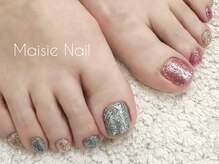 メイジーネイル(Maisie Nail)/フットラメワンカラー