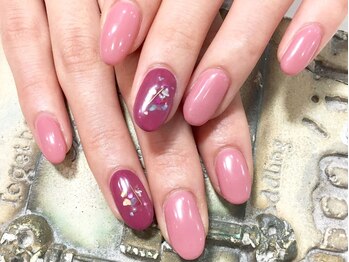 ネイルサロン ティディ(TIDY)/春色シェル