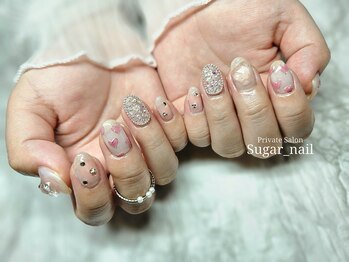 シュガーネイル(sugar nail)/ピクシーネイル