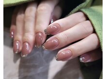 パーミル アイ アンド ネイル クマモト(permille ‰ eye&nail Kumamoto)/ガラスフレンチ