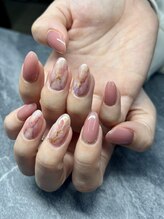 ネイル アトリエ ミジュ(nail atelier MijU)/天然石風ネイル