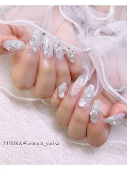 リアンド(Li&)/ガラス玉ネイル