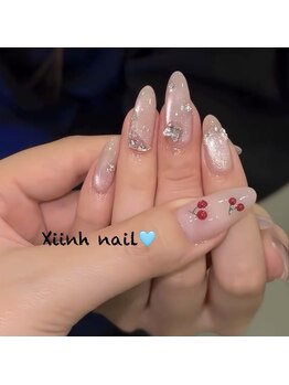 シン(XIINH)/パーツ6本付け放題ネイル