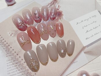 アゼル(Azel)の写真/【日常～イベント/ブライダル◎】高技術×提案力★持ち込みデザイン90分¥8200→¥7800/120分&定額コースも