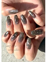 プティットスリール 西尾店(Petit Sourire)/Sier black nail