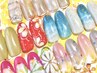 新規平日12~16時限定【ハンド】オフ無料◆季節トレンドデザインジェル¥9880
