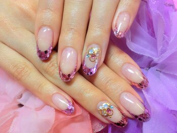 アミティー ネイル(Amity Nail)/ホロフレンチ