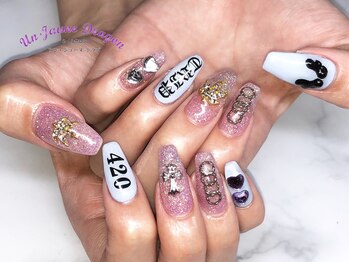 アン ジョーヌドラゴ/【自爪ネイル】キラキラネイル