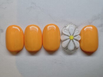 サイン(sin.)/ぷっくりお花ネイル