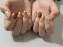 プチナノ(petitnano)/【rina】ニュアンスネイル