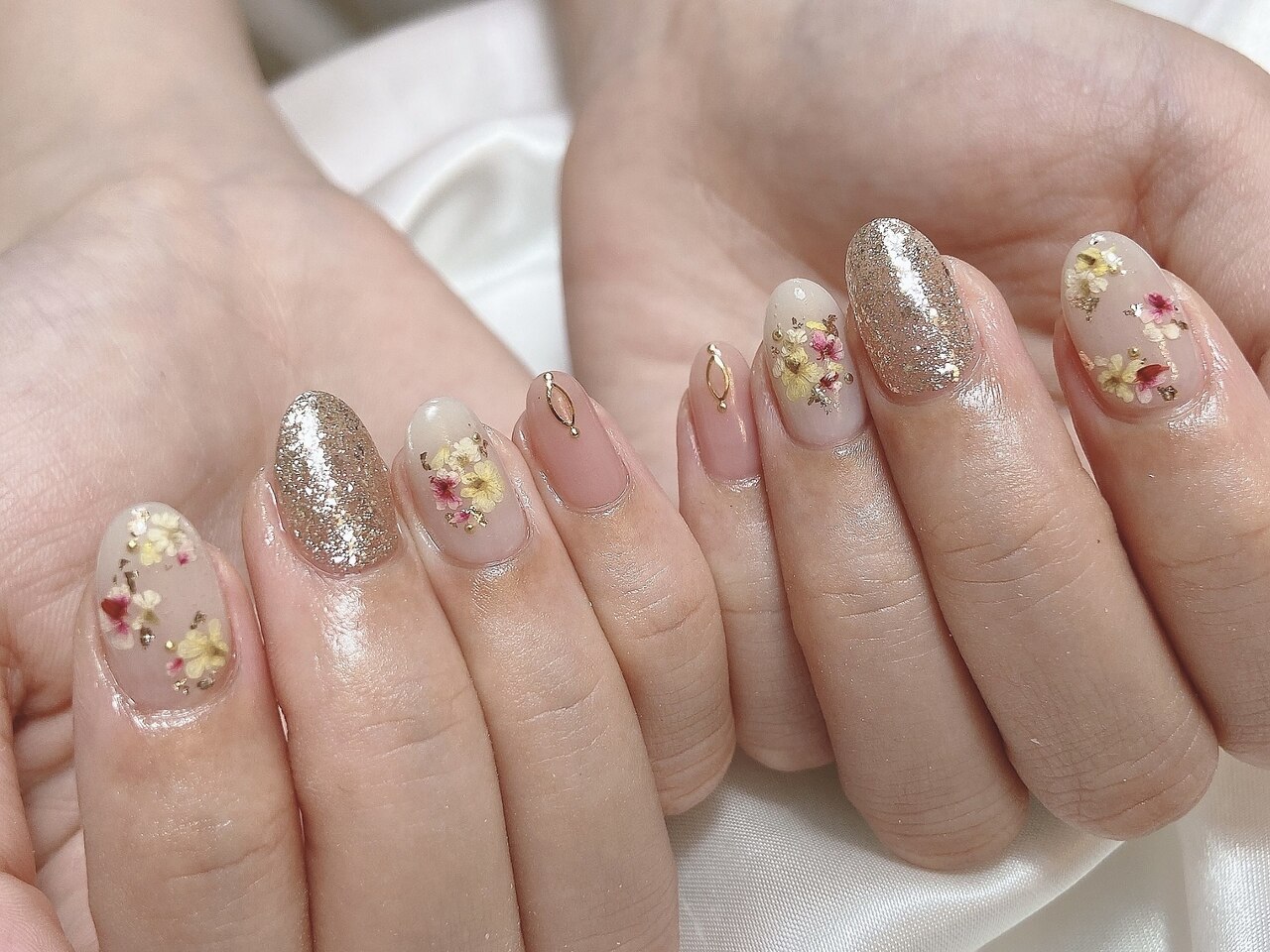 ドライフラワーアンティークグリーンオーダーチップ ドライフラワー