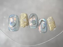 クレモアネイル 浦和店(CLEMORE NAIL)/ブルーオーロラネイル