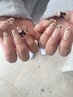 【定額デザインシンプル～アート】ジェルネイル  7500円～オフ/フィルイン可