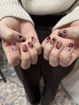 シャルール(chaleue)/バレンタインネイル