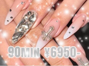 ゆびノさき +tennojiの写真/《天王寺》持ち込み&海外系デザインOK!定額メニュー90分¥6950～◆指先からセンスが漂う上級者な雰囲気を♪