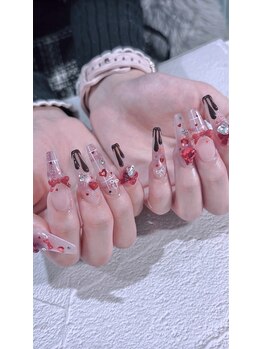 ルーミー アンド コー(Roomy&co.)/バレンタインネイル