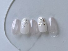 アンク(ankh.)/ホロ花ネイル