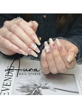 オーラネイル(Aura Nail)/上品ちゅるんネイル