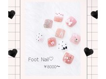 アール(R)の雰囲気（フットネイルサンプルから選べます☆）