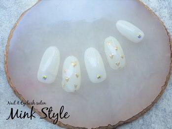 ミンクスタイル 浜松町店/ミラーハートネイル