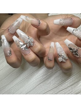 チャイ 大阪上本町店(chai)/ホワイトネイル