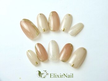 エリクサーネイル 神田(Elixir Nail)/シンプル/クーポン使用