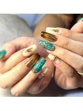 エムネイル ブランチ(Mネイル branch)/大理石ネイル.m