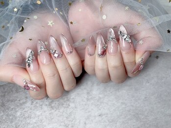 スノーネイルサロン 新宿店(Snow nail salon)/ストーン組み合わせ