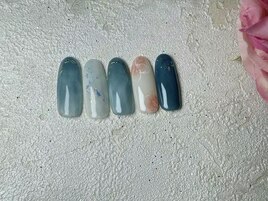 定額　ネイル　ニュアンスネイル
