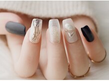 エムスラッシュ ソル センター南(M.SLASH SOL)/冬のニュアンスネイル