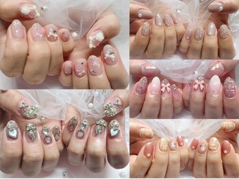 フェリスネイル 池袋店(Feliz Nail)の写真/【新作パーツ続々入荷中★】韓国・ワンホン系の最新パーツ＆デザイン豊富♪爪に優しいパラジェル導入◎