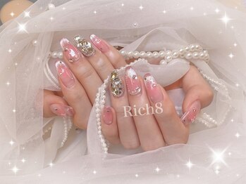 春に◎マグネットチークネイル