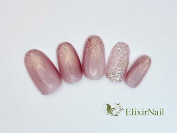エリクサーネイル 五反田(Elixir Nail)/定額a シンプル／クーポン使用