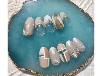 トゥーシェネイルズ(Touche'nails)/6,000円ネイルアート